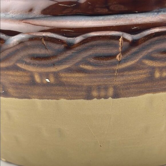 Rosenthal Netter Hen On Nest Brown Beige Casserole Dish Taiwan 8" tall 6 cup - Picture 3 of 3